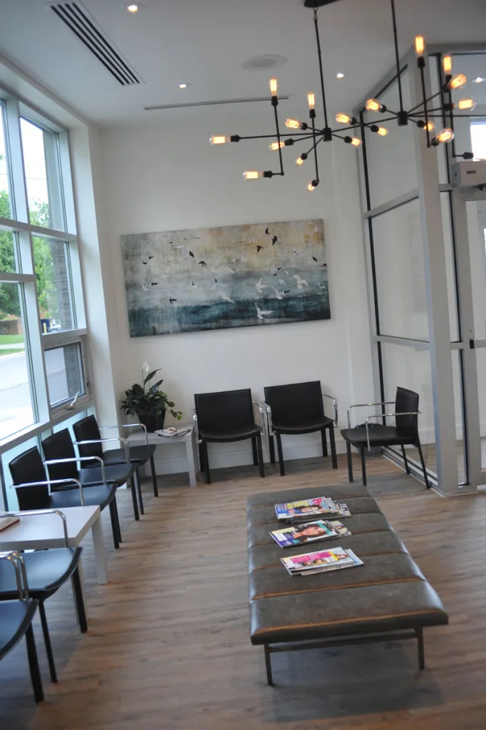 Dr. Consky oral surgeon waiting room in St. Catharines