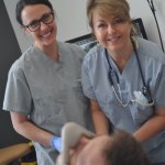 Oral surgery employee, dental office, Dr. Consky 